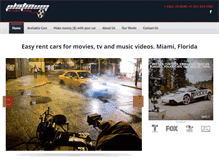 Tablet Screenshot of miamipicturecars.com